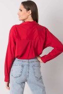 Koszula Damska Model EM-KS-004.42 Dark Red - Ex Moda Ex Moda Koszula Damska Model EM-KS-004.42 Dark Red - Ex Moda Ex Moda