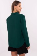 Koszula Damska Model MI-KS-91540.59P Dark Green - Italy Moda Italy Moda Koszula Damska Model MI-KS-91540.59P Dark Green - Italy Moda Italy Moda