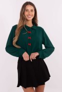 Koszula Damska Model MI-KS-91540.59P Dark Green - Italy Moda Italy Moda Koszula Damska Model MI-KS-91540.59P Dark Green - Italy Moda Italy Moda