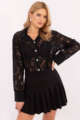 Koszula Damska Model MI-KS-C243.18 Black - Italy Moda Italy Moda