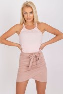 Koszulka Top MOdel EM-TP-585.78 Light Pink - Ex Moda Ex Moda Koszulka Top MOdel EM-TP-585.78 Light Pink - Ex Moda Ex Moda