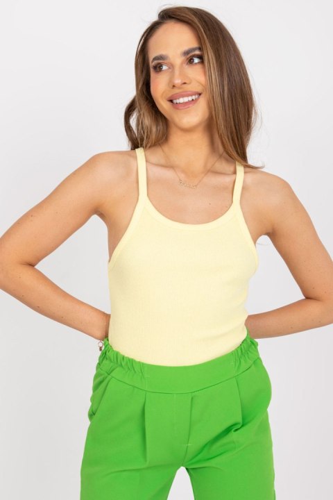 Koszulka Top Model EM-TP-585.78 Light Yellow - Ex Moda Ex Moda Koszulka Top Model EM-TP-585.78 Light Yellow - Ex Moda Ex Moda