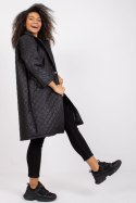 Płaszcz Damska Model EM-PL-655.91 Black - Ex Moda Ex Moda Płaszcz Damska Model EM-PL-655.91 Black - Ex Moda Ex Moda