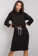 Spódnica Komplet Model EM-KMPL-621.21P Black - Ex Moda Ex Moda Spódnica Komplet Model EM-KMPL-621.21P Black - Ex Moda Ex Moda