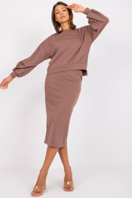 Spódnica Komplet Model EM-KMPL-648.71 Light Brown - Ex Moda Ex Moda