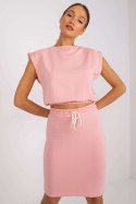 Spódnica Komplet Model EM-KMPL-N596.24X Light Pink - Ex Moda Ex Moda Spódnica Komplet Model EM-KMPL-N596.24X Light Pink - Ex Moda Ex Moda