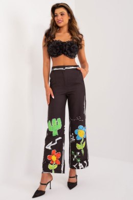 Spodnie Damskie Model DHJ-SP-18857.31 Black - Italy Moda Italy Moda
