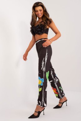 Spodnie Damskie Model DHJ-SP-18857.31 Black - Italy Moda Italy Moda