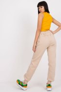 Spodnie Dresowe Model EM-DR-712.39P Beige - Ex Moda Ex Moda Spodnie Dresowe Model EM-DR-712.39P Beige - Ex Moda Ex Moda