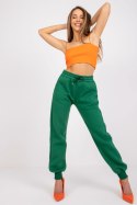 Spodnie Dresowe Model EM-DR-712.39P Dark Green - Ex Moda Ex Moda Spodnie Dresowe Model EM-DR-712.39P Dark Green - Ex Moda Ex Moda