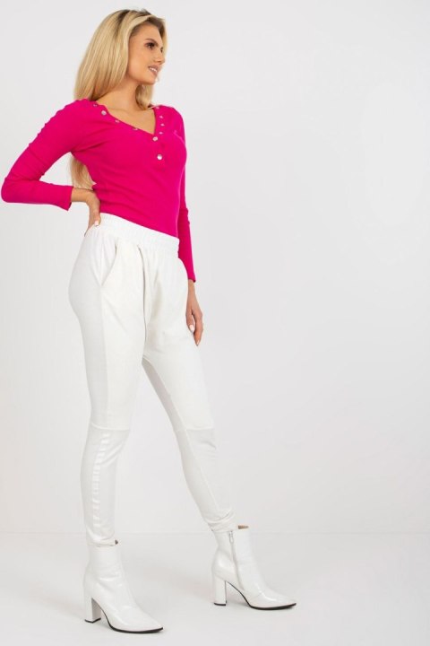Spodnie Dresowe Model EM-DR-ES-21-558.10 Ecru - Ex Moda Ex Moda Spodnie Dresowe Model EM-DR-ES-21-558.10 Ecru - Ex Moda Ex Moda