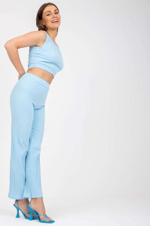 Spodnie Komplet Model DHJ-KMPL-9587.82 Light Blue - Italy Moda Italy Moda Spodnie Komplet Model DHJ-KMPL-9587.82 Light Blue - Italy Moda Italy Moda
