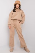 Spodnie Komplet Model EM-KMPL-708.16 Dark Beige - Ex Moda Ex Moda Spodnie Komplet Model EM-KMPL-708.16 Dark Beige - Ex Moda Ex Moda