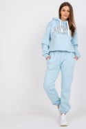 Spodnie Komplet Model EM-KMPL-720.01 Błękit - Ex Moda Ex Moda Spodnie Komplet Model EM-KMPL-720.01 Błękit - Ex Moda Ex Moda