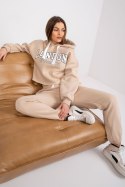 Spodnie Komplet Model EM-KMPL-720.01 White/Beige - Ex Moda Ex Moda Spodnie Komplet Model EM-KMPL-720.01 White/Beige - Ex Moda Ex Moda