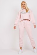 Spodnie Komplet Model EM-KMPL-720.01 White/Pink - Ex Moda Ex Moda Spodnie Komplet Model EM-KMPL-720.01 White/Pink - Ex Moda Ex Moda