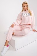 Spodnie Komplet Model EM-KMPL-720.01 White/Pink - Ex Moda Ex Moda Spodnie Komplet Model EM-KMPL-720.01 White/Pink - Ex Moda Ex Moda