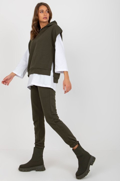 Spodnie Komplet Model EM-KMPL-764.64 Khaki - Ex Moda Ex Moda Spodnie Komplet Model EM-KMPL-764.64 Khaki - Ex Moda Ex Moda