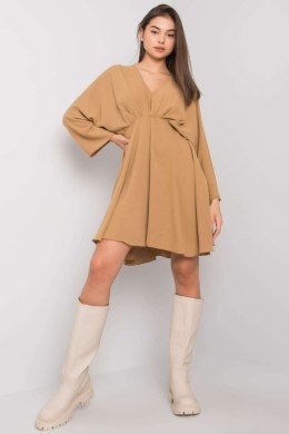Sukienka Model DHJ-SK-11981B.19 Dark Beige - Italy Moda Italy Moda