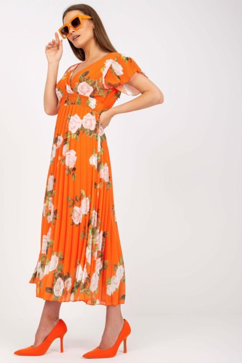 Sukienka Model DHJ-SK-15722.67P Orange - Italy Moda Italy Moda Sukienka Model DHJ-SK-15722.67P Orange - Italy Moda Italy Moda