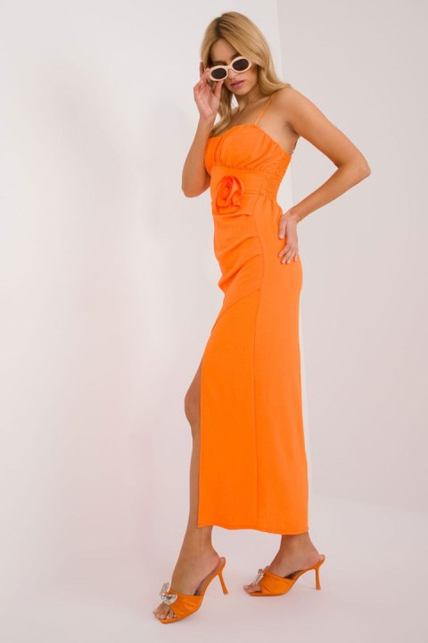 Sukienka Model DHJ-SK-18992.62 Orange - Italy Moda Italy Moda Sukienka Model DHJ-SK-18992.62 Orange - Italy Moda Italy Moda