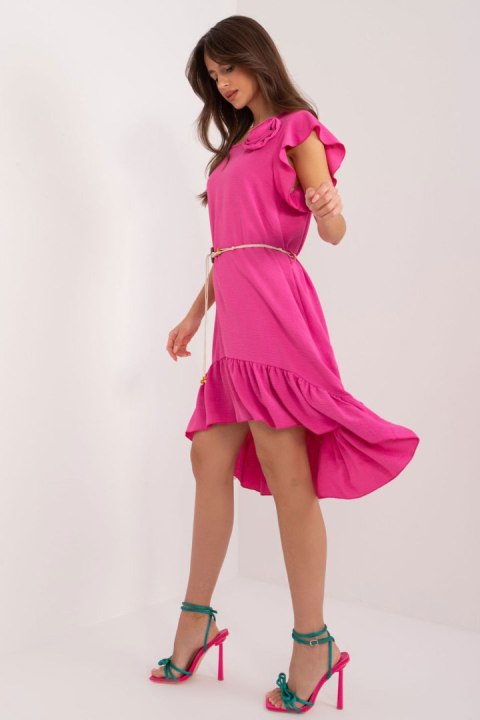 Sukienka Model DHJ-SK-8921.21 Dark Pink - Italy Moda Italy Moda Sukienka Model DHJ-SK-8921.21 Dark Pink - Italy Moda Italy Moda