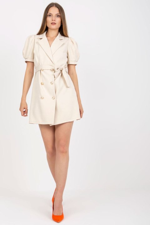 Sukienka Model DHJ-SK-A6311.39 Light Beige - Italy Moda Italy Moda Sukienka Model DHJ-SK-A6311.39 Light Beige - Italy Moda Italy Moda