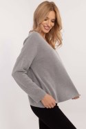 Sweter Damski Model DHJ-BZ-19238.26 Grey - Italy Moda Italy Moda Sweter Damski Model DHJ-BZ-19238.26 Grey - Italy Moda Italy Moda