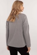 Sweter Damski Model DHJ-BZ-19238.26 Grey - Italy Moda Italy Moda Sweter Damski Model DHJ-BZ-19238.26 Grey - Italy Moda Italy Moda