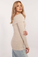 Sweter Damski Model DHJ-SW-A2449.33 Beige - Italy Moda Italy Moda Sweter Damski Model DHJ-SW-A2449.33 Beige - Italy Moda Italy Moda