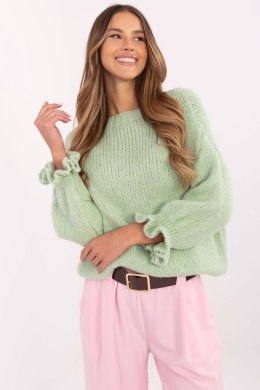 Sweter Damski Model MI-SW-2912.10X Pistacja - Italy Moda Italy Moda