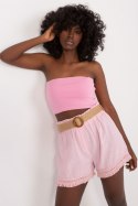 Szorty Damskie Model DHJ-SN-5536.34X Light Pink - Italy Moda Italy Moda Szorty Damskie Model DHJ-SN-5536.34X Light Pink - Italy Moda Italy Moda