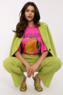 Tshirt Damski Model MI-TS-M736-1.36 Pink - Italy Moda Italy Moda Tshirt Damski Model MI-TS-M736-1.36 Pink - Italy Moda Italy Moda