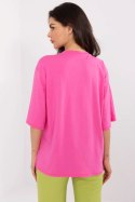Tshirt Damski Model MI-TS-M736-1.36 Pink - Italy Moda Italy Moda Tshirt Damski Model MI-TS-M736-1.36 Pink - Italy Moda Italy Moda