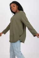 Bluzka Model EM-BZ-611.61P Khaki - Ex Moda Ex Moda Bluzka Model EM-BZ-611.61P Khaki - Ex Moda Ex Moda