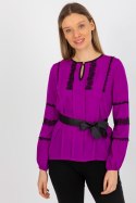 Bluzka Model LK-BZ-506122.35X Violet - Lakerta Lakerta Bluzka Model LK-BZ-506122.35X Violet - Lakerta Lakerta