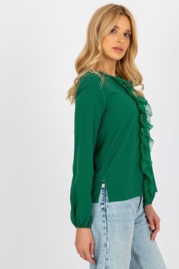 Bluzka Model LK-BZ-506673.36 Dark Green - Lakerta Lakerta
