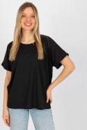 Bluzka Model LK-BZ-509252.25X Black - Lakerta Lakerta Bluzka Model LK-BZ-509252.25X Black - Lakerta Lakerta