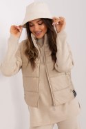 Czapka Model NM-CZ-4011.30 Light Beige - NM NM Czapka Model NM-CZ-4011.30 Light Beige - NM NM