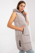 Kamizelka Model NM-KZ-P22-6608.98P Dark Beige - NM NM Kamizelka Model NM-KZ-P22-6608.98P Dark Beige - NM NM