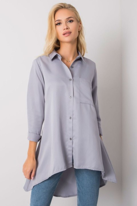 Koszula Damska Model EM-KS-556-1.11 Grey - Ex Moda Ex Moda Koszula Damska Model EM-KS-556-1.11 Grey - Ex Moda Ex Moda