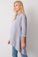 Koszula Damska Model EM-KS-556-1.11 Grey - Ex Moda Ex Moda Koszula Damska Model EM-KS-556-1.11 Grey - Ex Moda Ex Moda