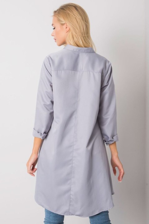 Koszula Damska Model EM-KS-556-1.11 Grey - Ex Moda Ex Moda Koszula Damska Model EM-KS-556-1.11 Grey - Ex Moda Ex Moda