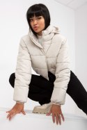 Kurtka Damska Model NM-KR-P21-7930.15 Light Beige - NM NM Kurtka Damska Model NM-KR-P21-7930.15 Light Beige - NM NM