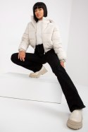 Kurtka Damska Model NM-KR-P21-7930.15 Light Beige - NM NM Kurtka Damska Model NM-KR-P21-7930.15 Light Beige - NM NM