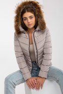 Kurtka Damska Model NM-KR-P22-6627.03P Dark Beige - NM NM Kurtka Damska Model NM-KR-P22-6627.03P Dark Beige - NM NM