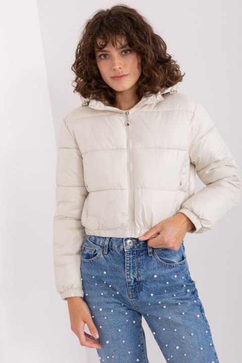 Kurtka Damska Model NM-KR-P22-6630-12.99P Light Beige - NM NM Kurtka Damska Model NM-KR-P22-6630-12.99P Light Beige - NM NM