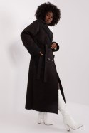 Płaszcz Damski Model LK-PL-509460.00P Black - Lakerta Lakerta Płaszcz Damski Model LK-PL-509460.00P Black - Lakerta Lakerta