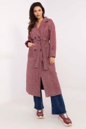 Płaszcz Damski Model LK-PL-509835.19 Bordo - Lakerta Lakerta Płaszcz Damski Model LK-PL-509835.19 Bordo - Lakerta Lakerta