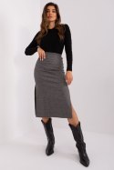 Spódnica Model LK-SD-509400.87P Grey/Black - Lakerta Lakerta Spódnica Model LK-SD-509400.87P Grey/Black - Lakerta Lakerta